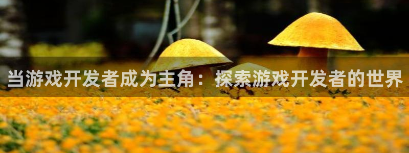 沐鸣娱乐注册平台官网：当游戏开发者成为主