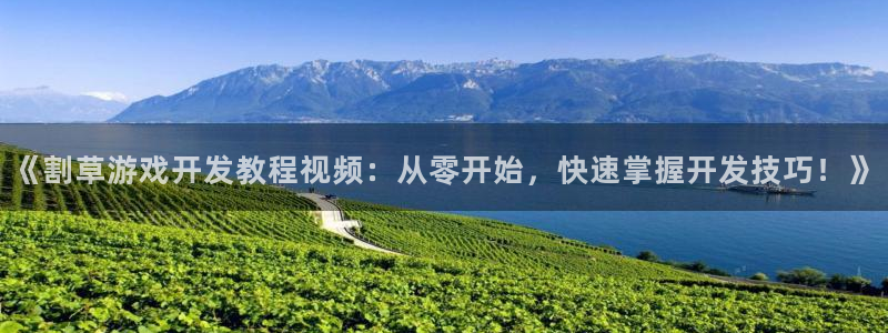 沐鸣注册账号：《割草游戏开发教程视频：从