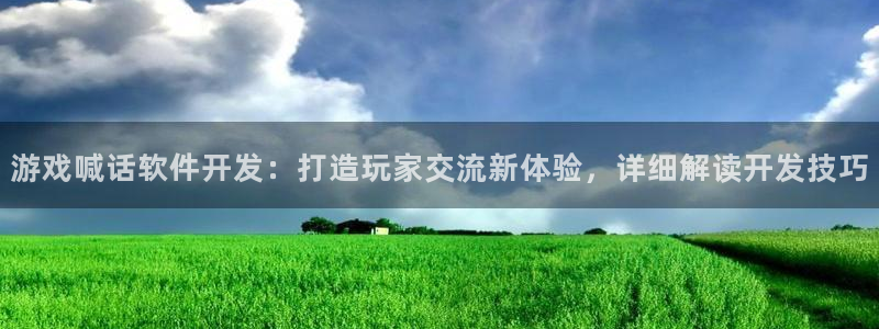 沐鸣网站：游戏喊话软件开发：打造玩家交流