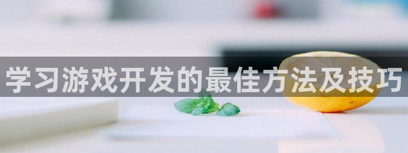 沐鸣平台总代理是谁：学习游戏开发的最佳方