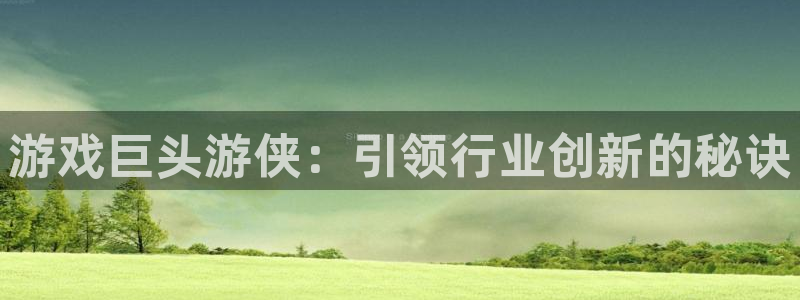 沐鸣科技怎么样知乎：游戏巨头游侠：引领行