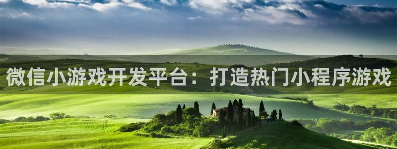 沐鸣平台登陆线路：微信小游戏开发平台：打